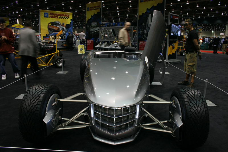 Illustration for article titled Cadillac VSR Hot Rod Concept